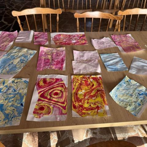 Malowanie na wodzie czyli papier marmurkowy