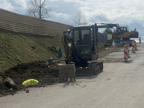 Trwają prace na ul. Królówka w Kluszkowcach