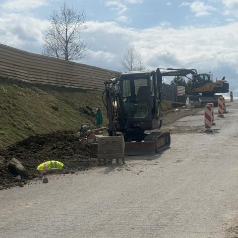 Trwają prace na ul. Królówka w Kluszkowcach