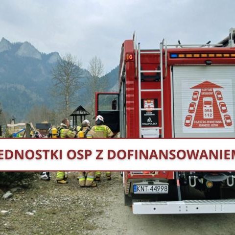 Jednostki OSP z terenu Gminy Czorsztyn z dofinansowaniem na zakup sprzętu uzbrojenia i techniki specjalnej