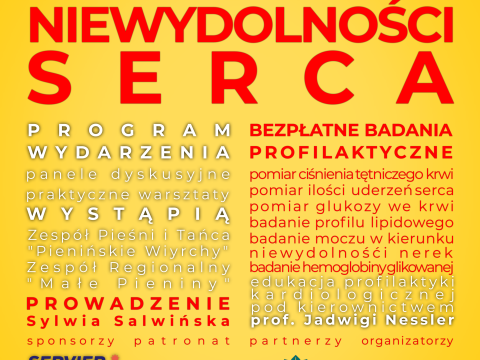 Dzień Niewydolności Serca – bezpłatne badania i konsultacje w Krościenku nad Dunajcem