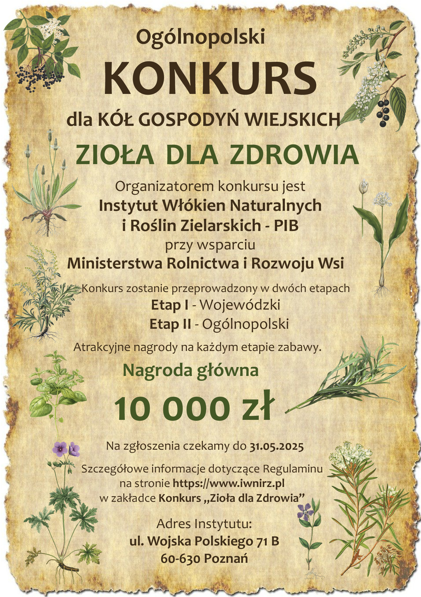II Ogólnopolski Konkurs „Zioła dla Zdrowia”