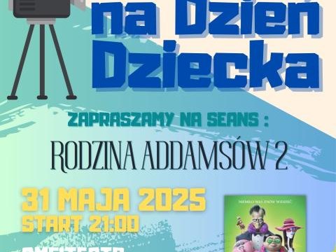 Kino plenerowe z okazji Dnia Dziecka – zapraszamy na film „Rodzina Addamsów 2”!