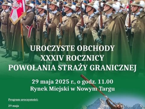 Obchody XXXIV rocznicy powołania Straży Granicznej