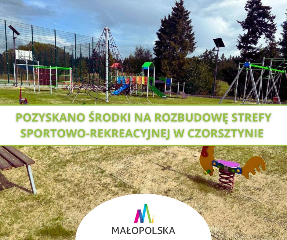 Pozyskano środki na rozbudowę strefy sportowo-rekreacyjnej w Czorsztynie