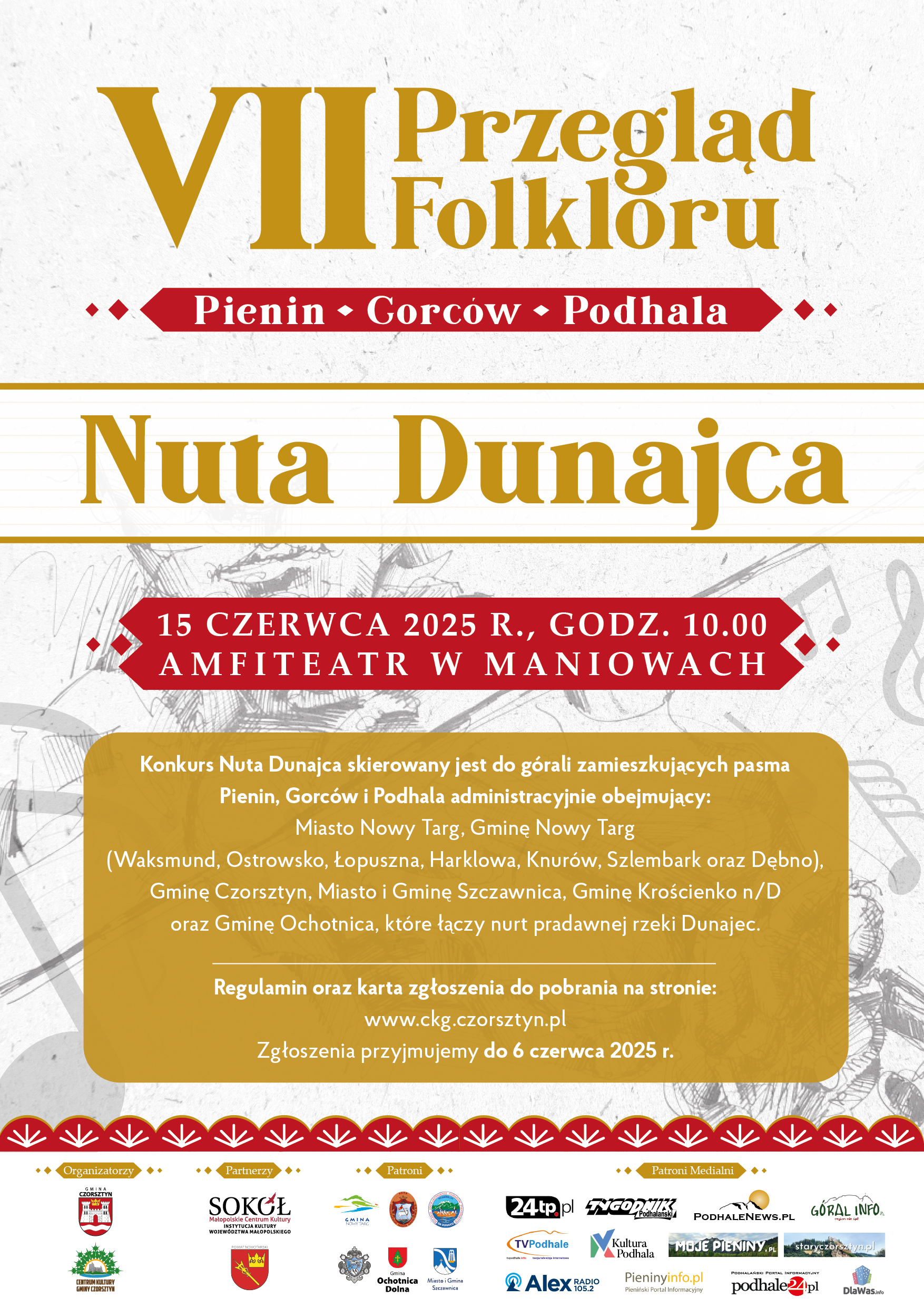 VII Przegląd Folkloru Pienin, Gorców i Podhala „Nuta Dunajca”