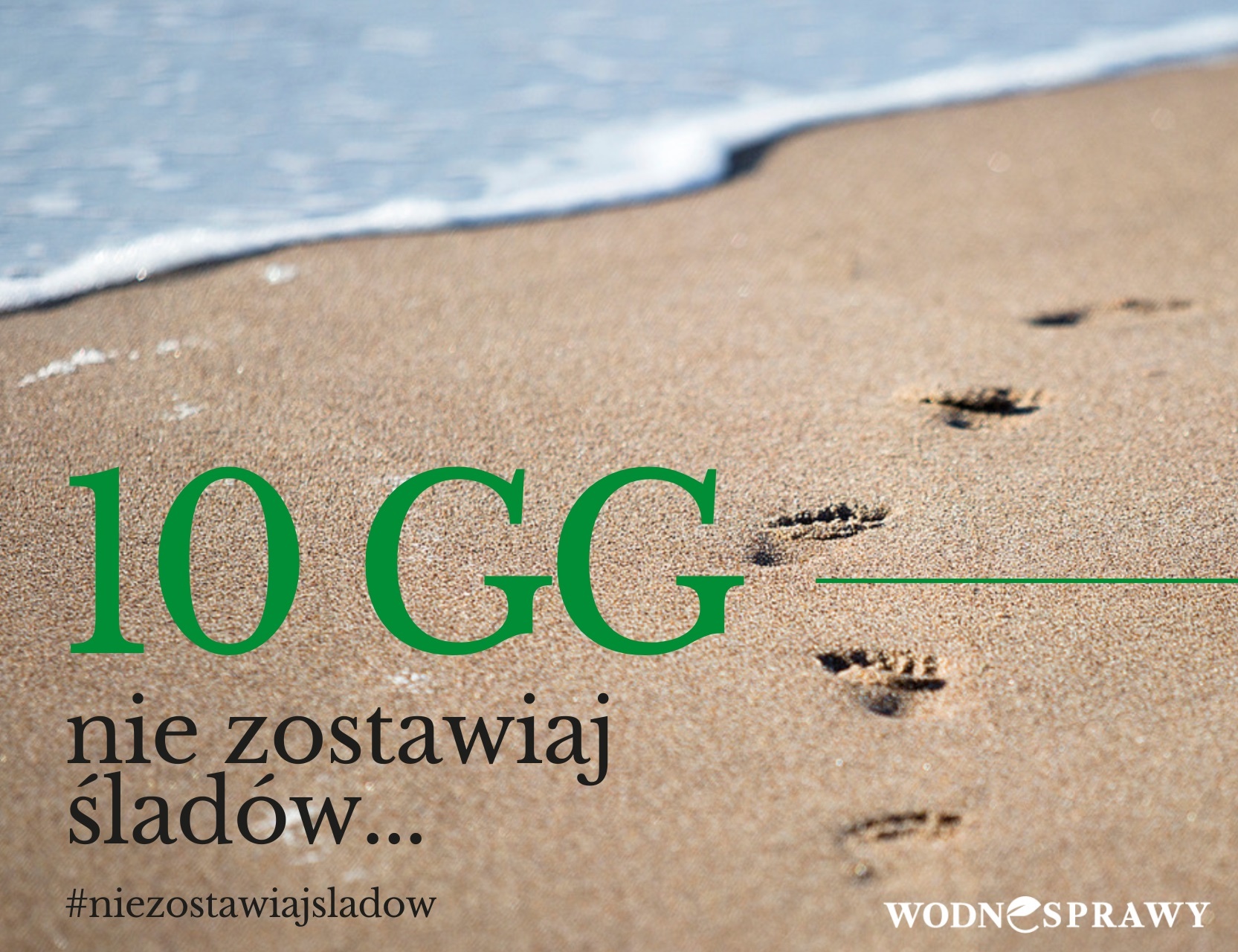 Nie zostawiaj śladu – zadbajmy o nasze wody!