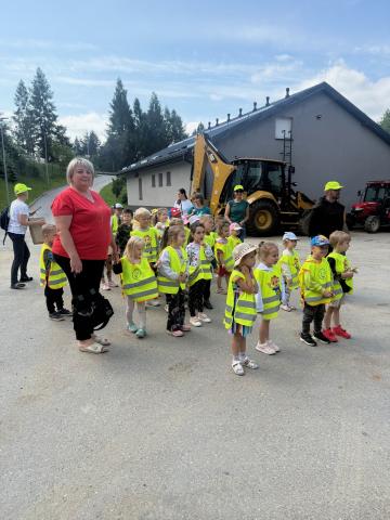 Przedszkolaki z Kluszkowiec odwiedziły PSZOK