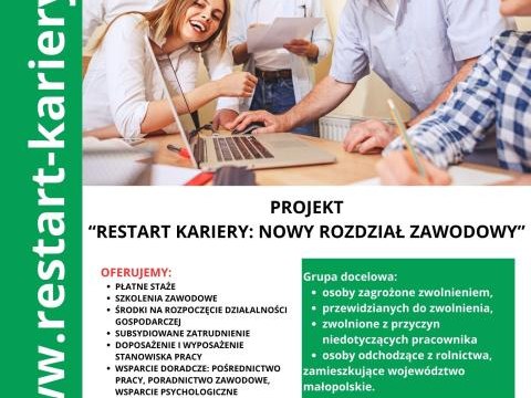 Projekt „Restart Kariery – Nowy Rozdział Zawodowy”