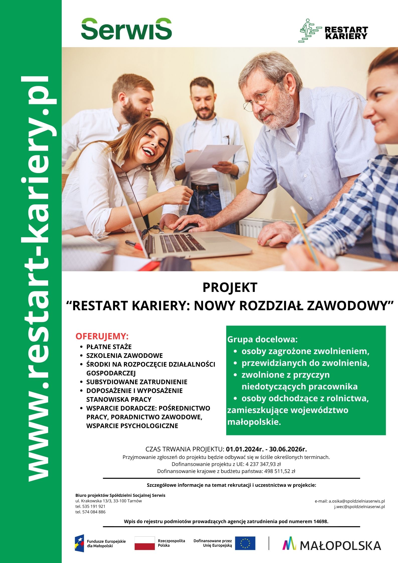 Projekt „Restart Kariery – Nowy Rozdział Zawodowy”