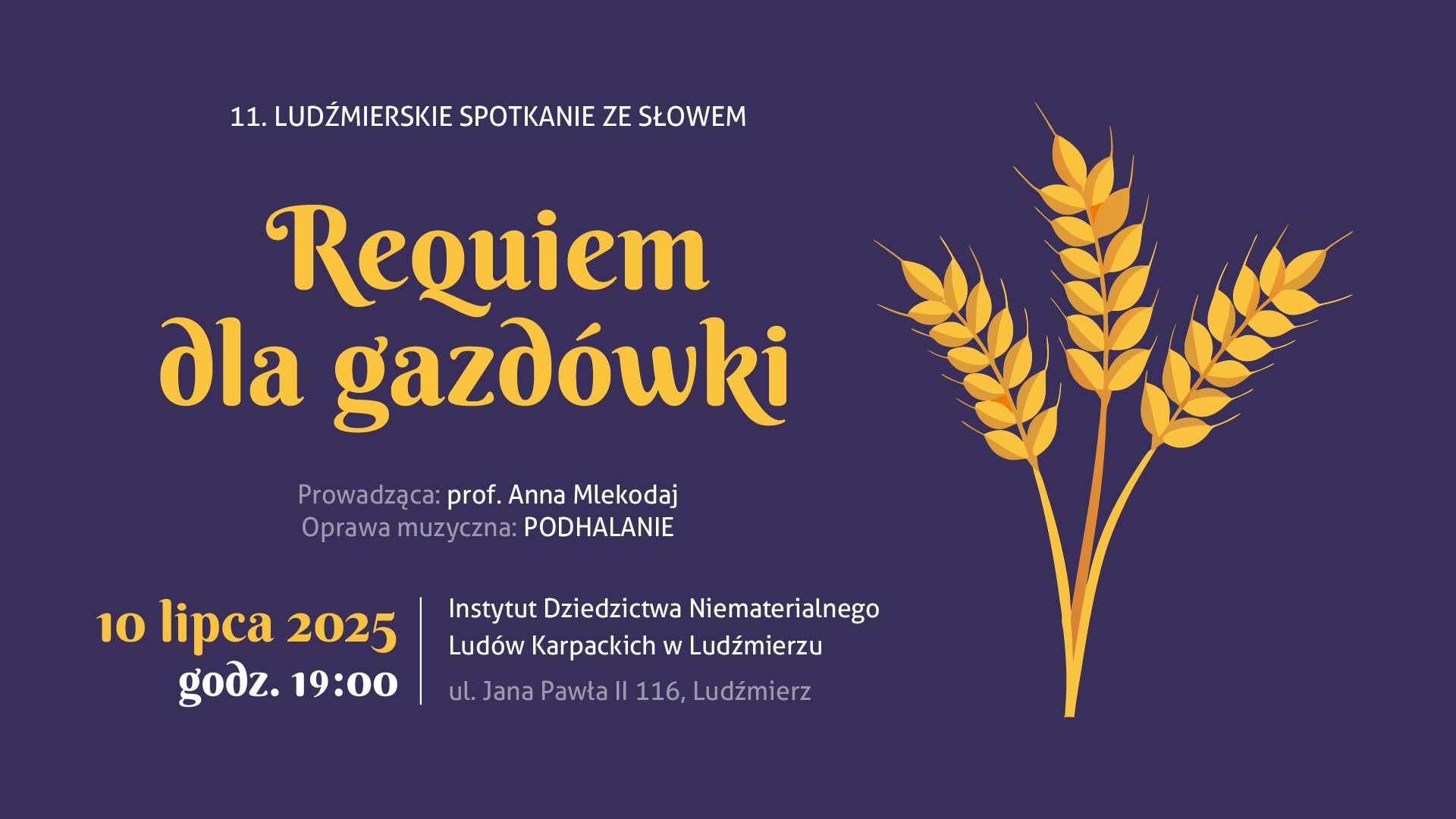 Requiem dla gazdówki - Ludźmierskie Spotkanie ze Słowem