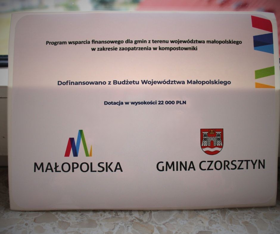 Informacja o wydawaniu kompostowników