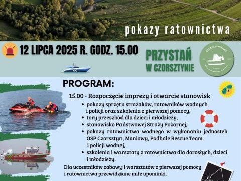 Bezpieczna Gmina Czorsztyn - pokazy ratownictwa