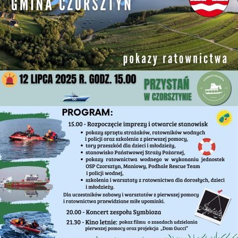 Bezpieczna Gmina Czorsztyn - pokazy ratownictwa