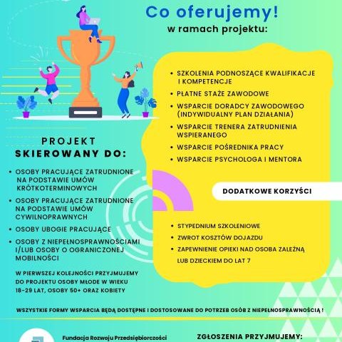 Fundacja Rozwoju Przedsiębiorczości i Inicjatyw Społecznych Proelio zaprasza do udziału w projekcie "Twój krok do sukcesu!