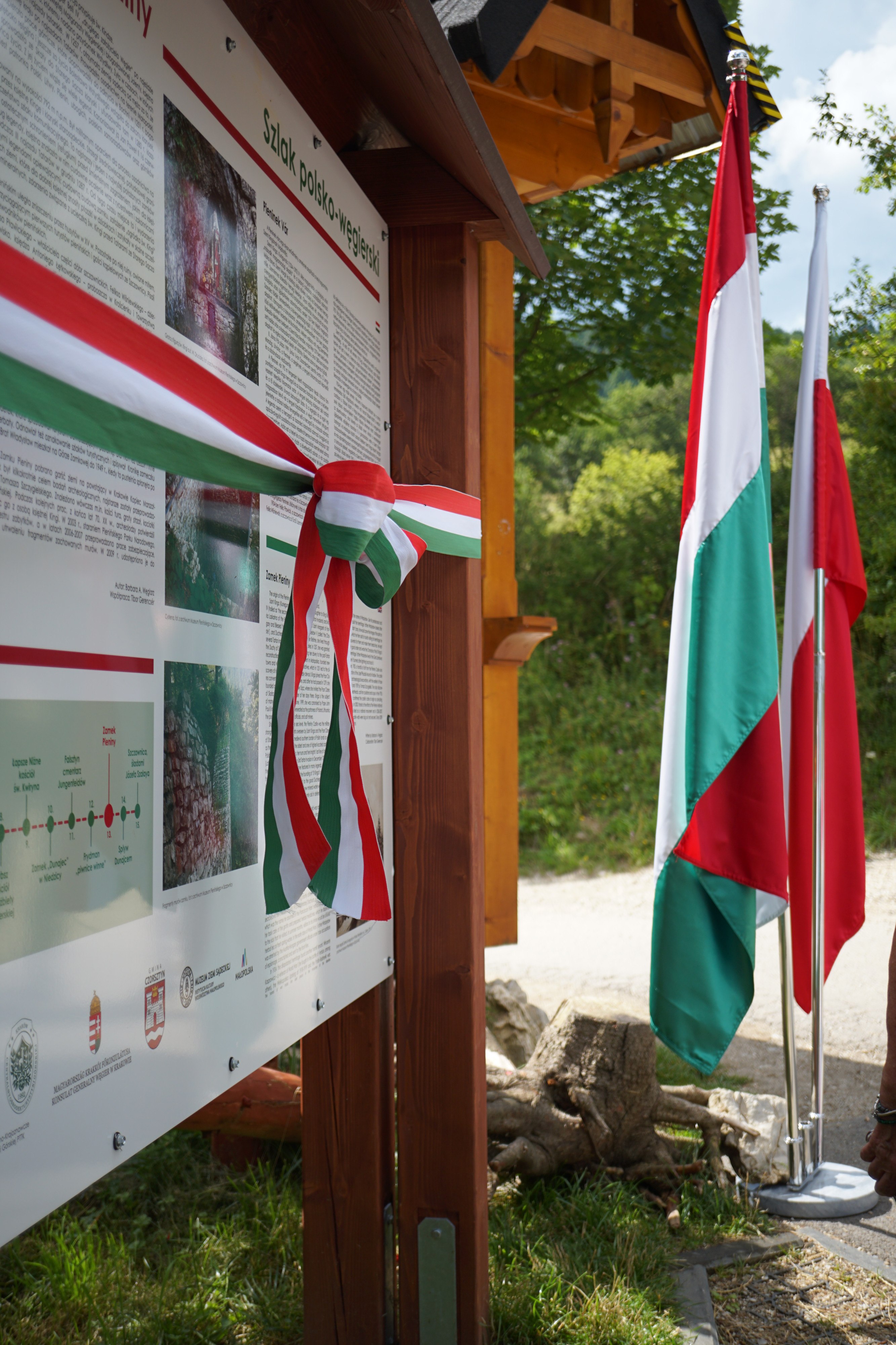 Odsłonięcia tablicy Szlaku Polsko-Węgierskiego