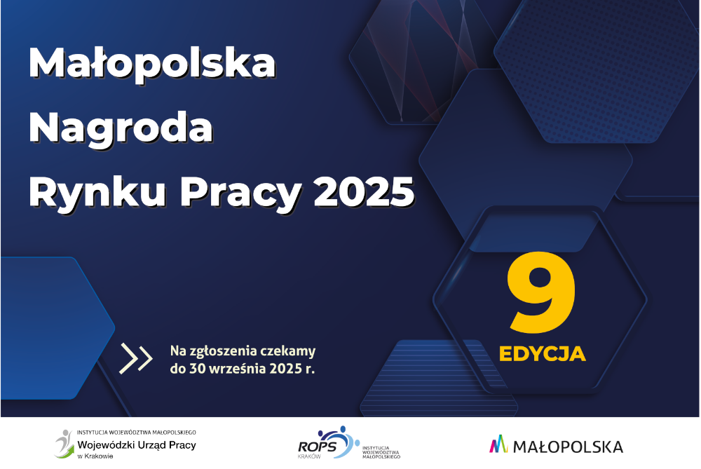 Trwa nabór wniosków do 9. edycji konkursu „Małopolska Nagroda Rynku Pracy”
