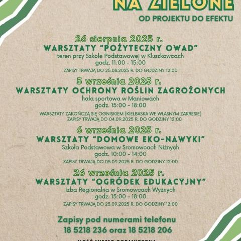 Otwórz oczy na zielone! Od projektu do efektu