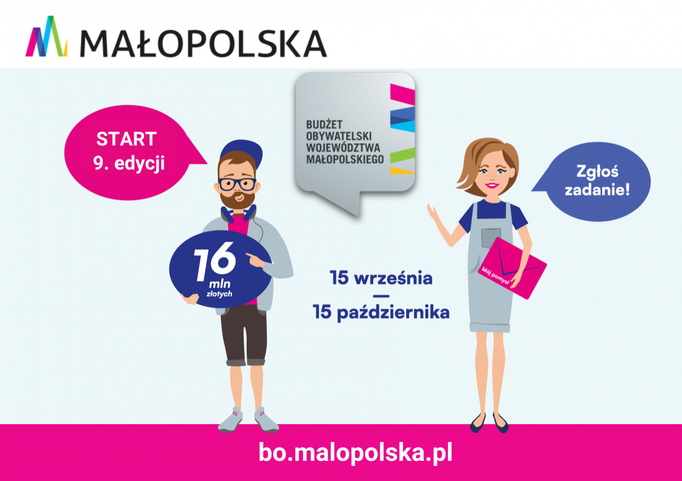 16 mln złotych czeka na Wasze pomysły!