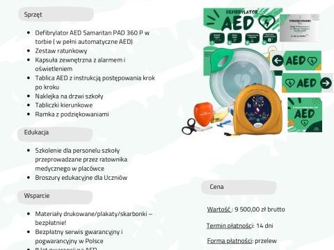 Razem dla Bezpieczeństwa – SP w Maniowach zbiera na Defibrylator AED