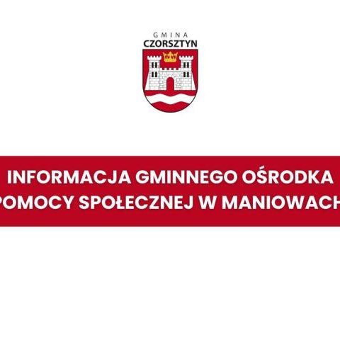 Informacja Gminnego Ośrodka Pomocy Społecznej