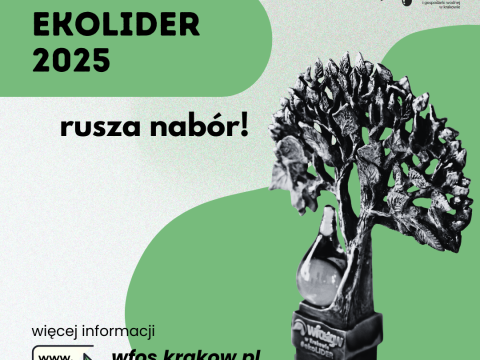 Rusza konkurs #ekoLIDER 2025! WFOŚiGW w Krakowie szuka najlepszych przedsięwzięć ekologicznych w Małopolsce!