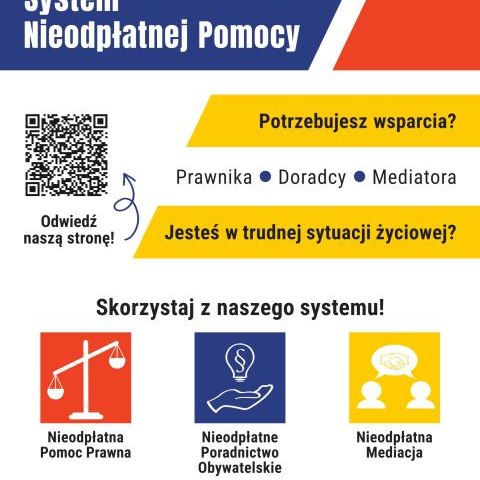 Nieodpłatna pomoc prawna, poradnictwo obywatelskie, mediacja oraz edukacja prawna w 2025 r.