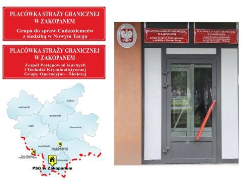 Grupa do Spraw Cudzoziemców Placówki SG w Zakopanem przeniesiona do Nowego Targu