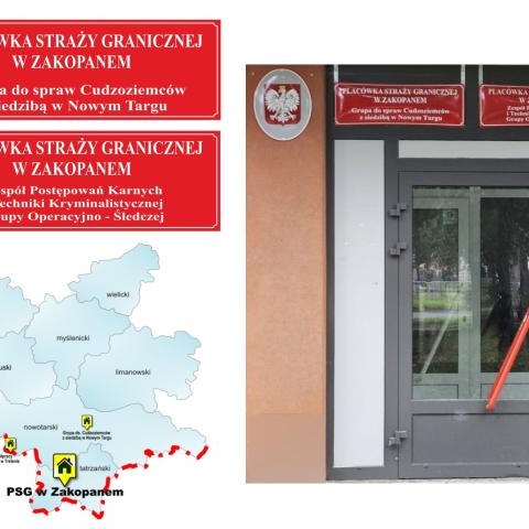 Grupa do Spraw Cudzoziemców Placówki SG w Zakopanem przeniesiona do Nowego Targu
