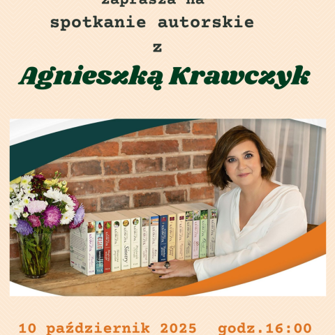 Spotkanie autorskie z Agnieszką Krawczyk w Sromowcach Wyżnych