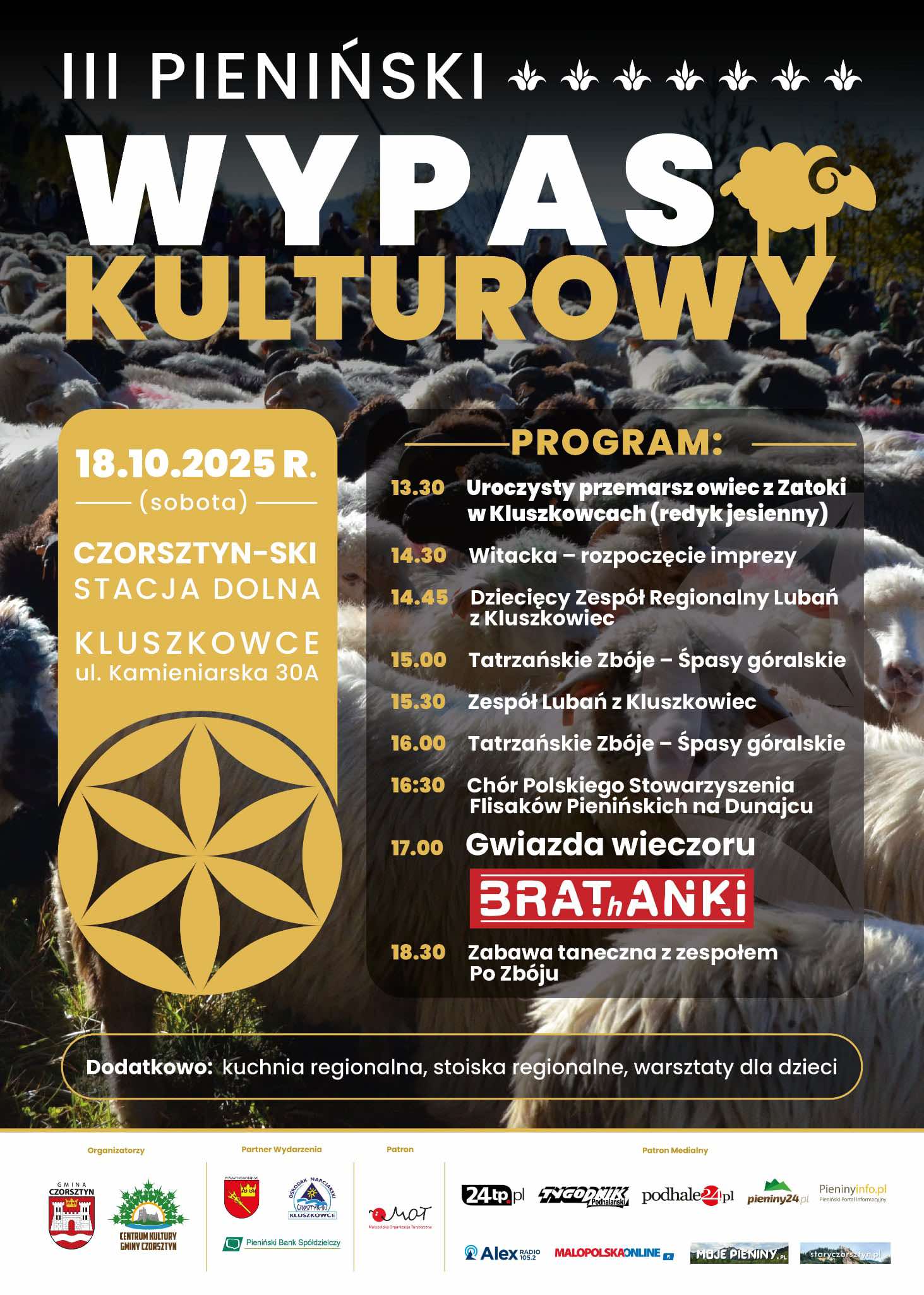 III Pieniński Wypas Kulturowy – program wydarzenia
