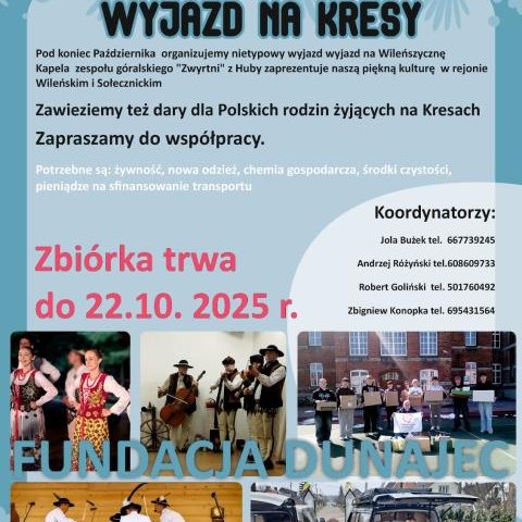 Fundacja Dunajec – Pomoc Polakom na Kresach zaprasza do wspólnego uczczenia Święta Niepodległości w duchu solidarności i wsparcia! 