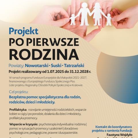 Poradnia Rodzinna Fundacji Towarzyszenia Rodzinie im. prof. Stanisława Grygiela w Nowym Targu rozpoczęła działalność