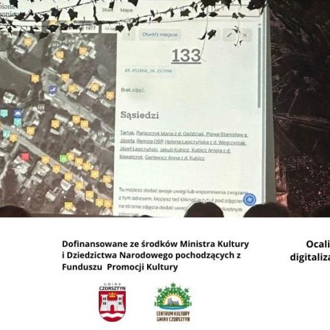 Spotkanie podsumowujące projekt pn. „Ocalić historię zatopionej wioski – Etap I: digitalizacja i udostępnienie archiwalnych zdjęć Starych Maniów”.