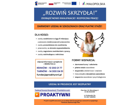 Projekt „Rozwiń SKRZYDŁA!”