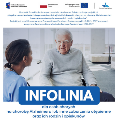 Ruszyła ogólnopolska infolinia „Helpline” dla osób chorych na Alzheimera i ich bliskich