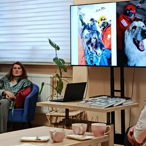 Spotkanie autorskie z Beatą Sabałą-Zielińską w Gminnej Bibliotece Publicznej w Kluszkowcach