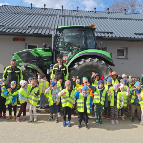 Wizyta przedszkolaków w Punkcie Selektywnej Zbiórki Odpadów