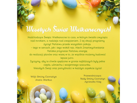 Wesołych Świąt Wielkanocnych!