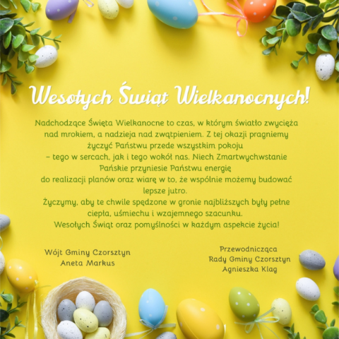 Wesołych Świąt Wielkanocnych!
