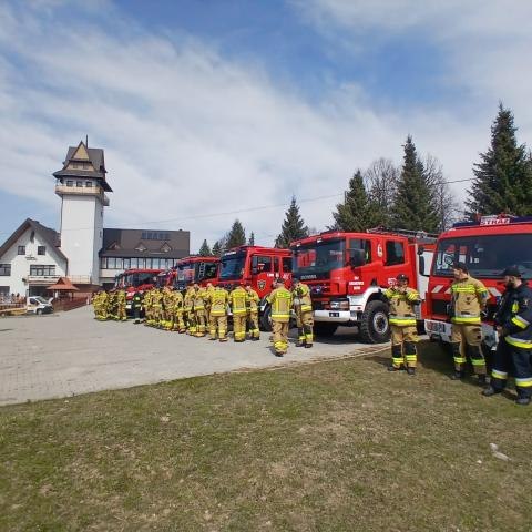 Gminne manewry OSP w Maniowach