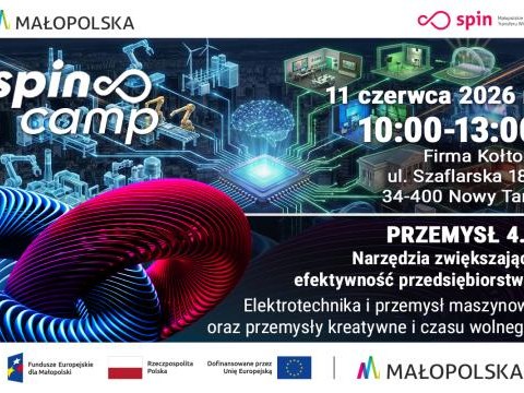 SPIN CAMP: Przemysł 4.0 w praktyce – narzędzia zwiększające efektywność przedsiębiorstwa!