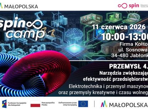 SPIN CAMP: Przemysł 4.0 w praktyce – narzędzia zwiększające efektywność przedsiębiorstwa!