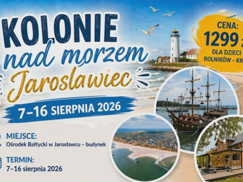 Kolonie nad morzem – Jarosławiec 2026