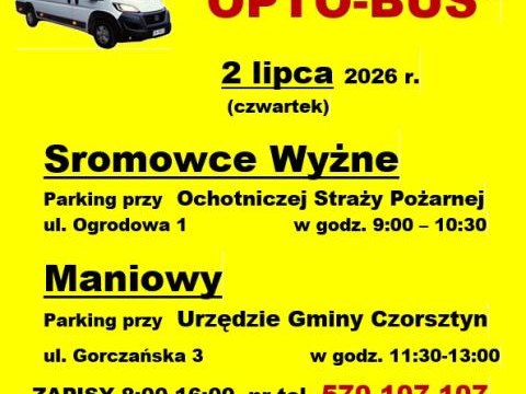 Bezpłatne badanie wzroku w Sromowcach Wyżnych i Maniowach