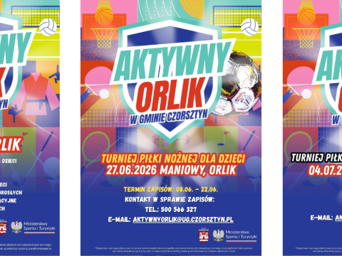 Ruszyły zapisy na turnieje piłki nożnej w ramach programu „Aktywny Orlik”!