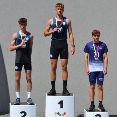 Sukces Piotra Łuniewskiego na ogólnopolskich i międzynarodowych zawodach lekkoatletycznych