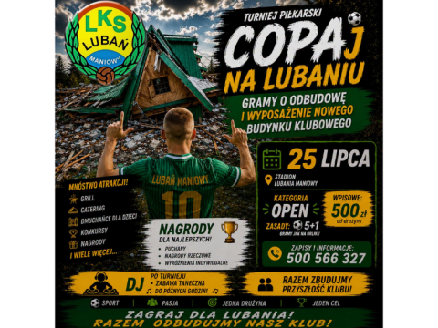 COPAJ NA LUBANIU – ZAGRAJ DLA SZCZYTNEGO CELU!