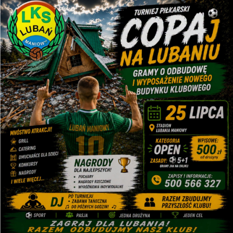 COPAJ NA LUBANIU – ZAGRAJ DLA SZCZYTNEGO CELU!