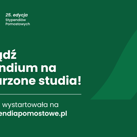 Stypendium na I rok studiów dla młodzieży z małych miejscowości! Rekrutacja ruszyła
